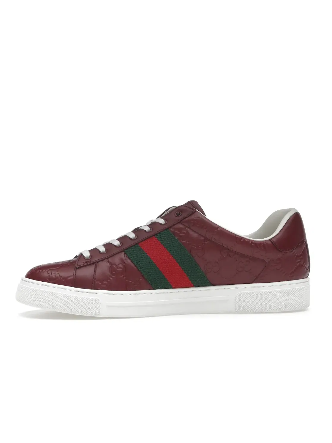 Кроссовки мужские Gucci Ace Web — изображение 3 из 4, красный/белый/зеленый