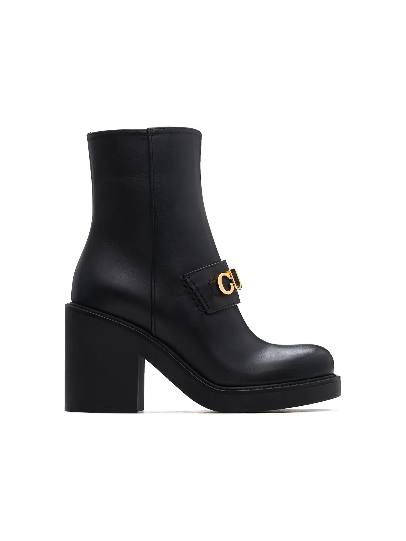 Ботильоны женские Gucci Кожаные — изображение 1 из 1, черный