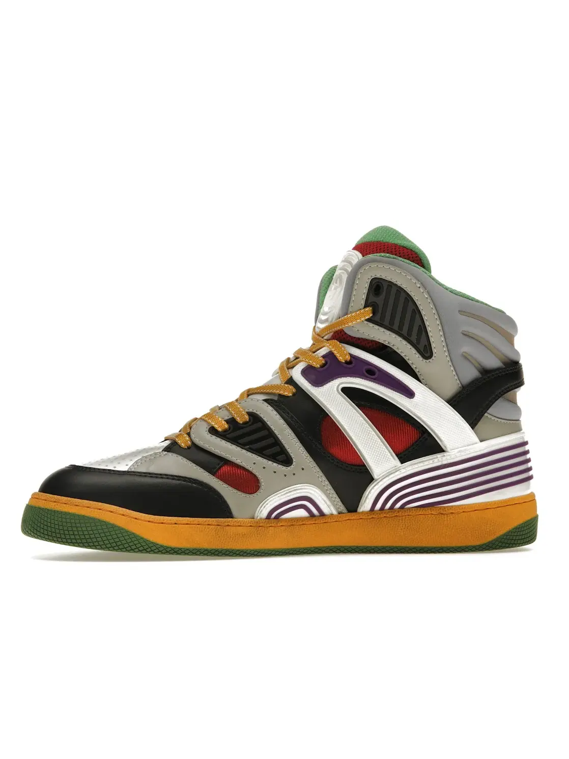 Кроссовки Gucci Basket Multicolor — изображение 3 из 4, мульти