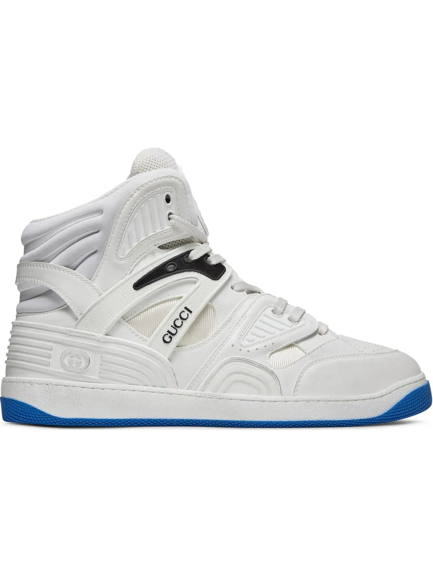 Кроссовки Gucci Gucci Basket White/Blue — изображение 1 из 1, белый/синий