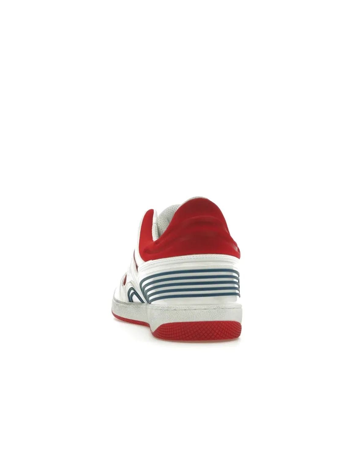 Кроссовки мужские Gucci Basket Кожа Demetra Белый/Красный/Синий — изображение 4 из 4