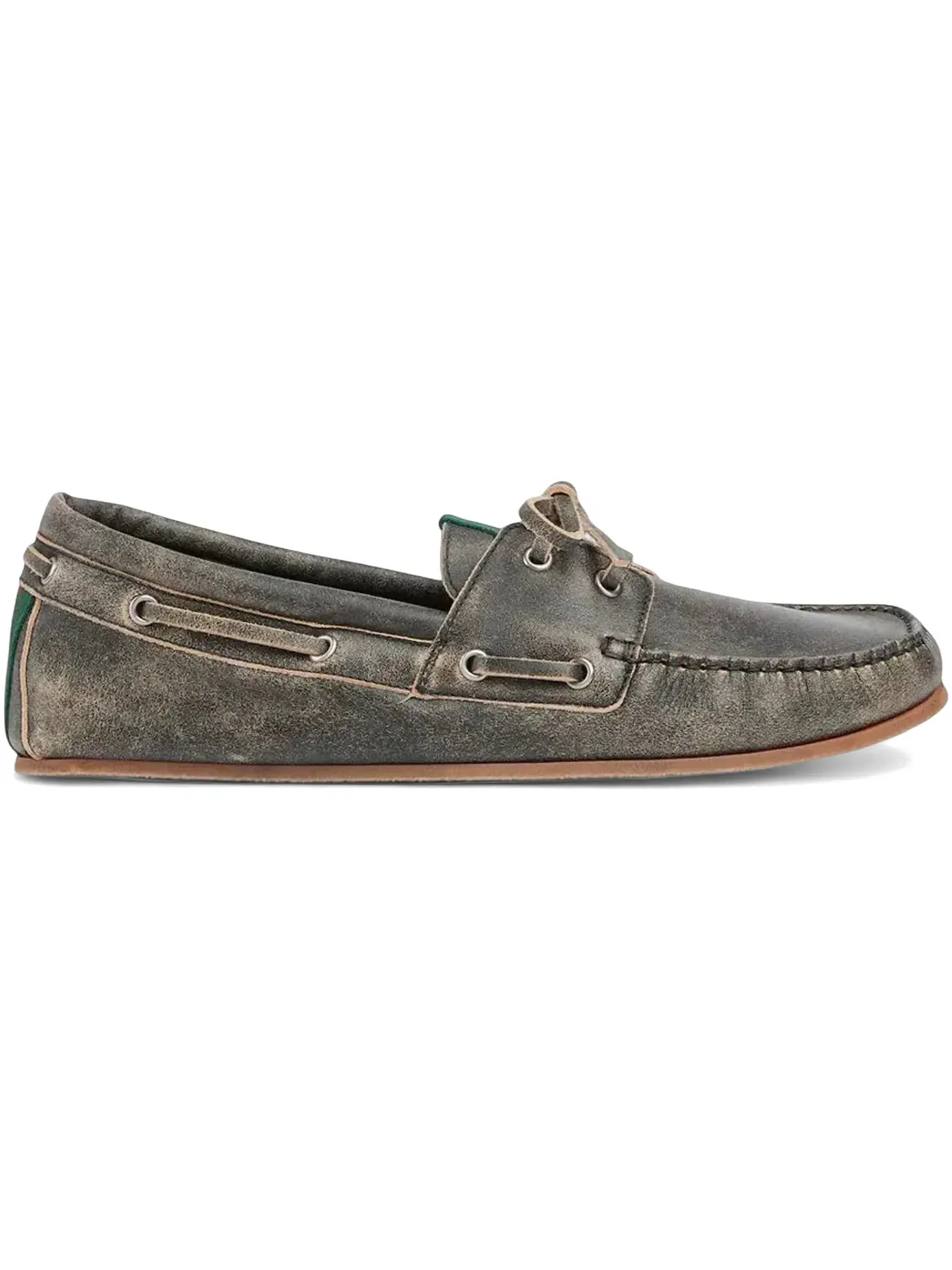 Лоферы мужские Gucci Boat Shoe, кожаные