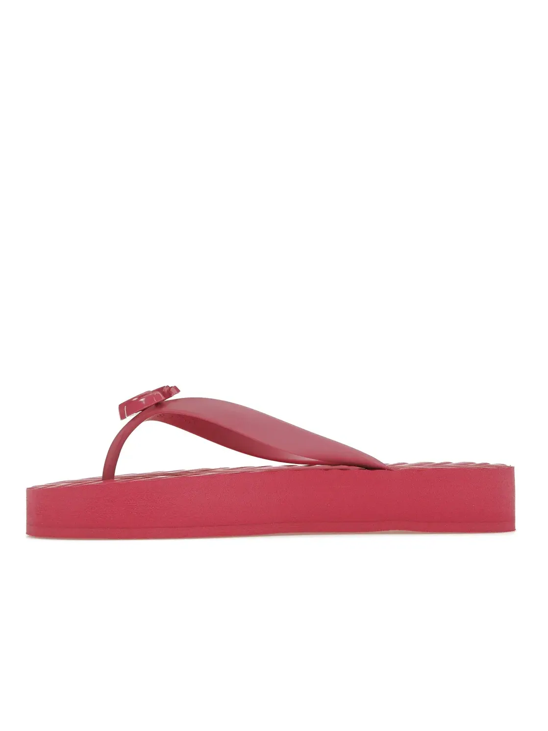 Шлепанцы женские Gucci Chevron Thong Sandal, с принтом Chevron — изображение 3 из 4, розовый