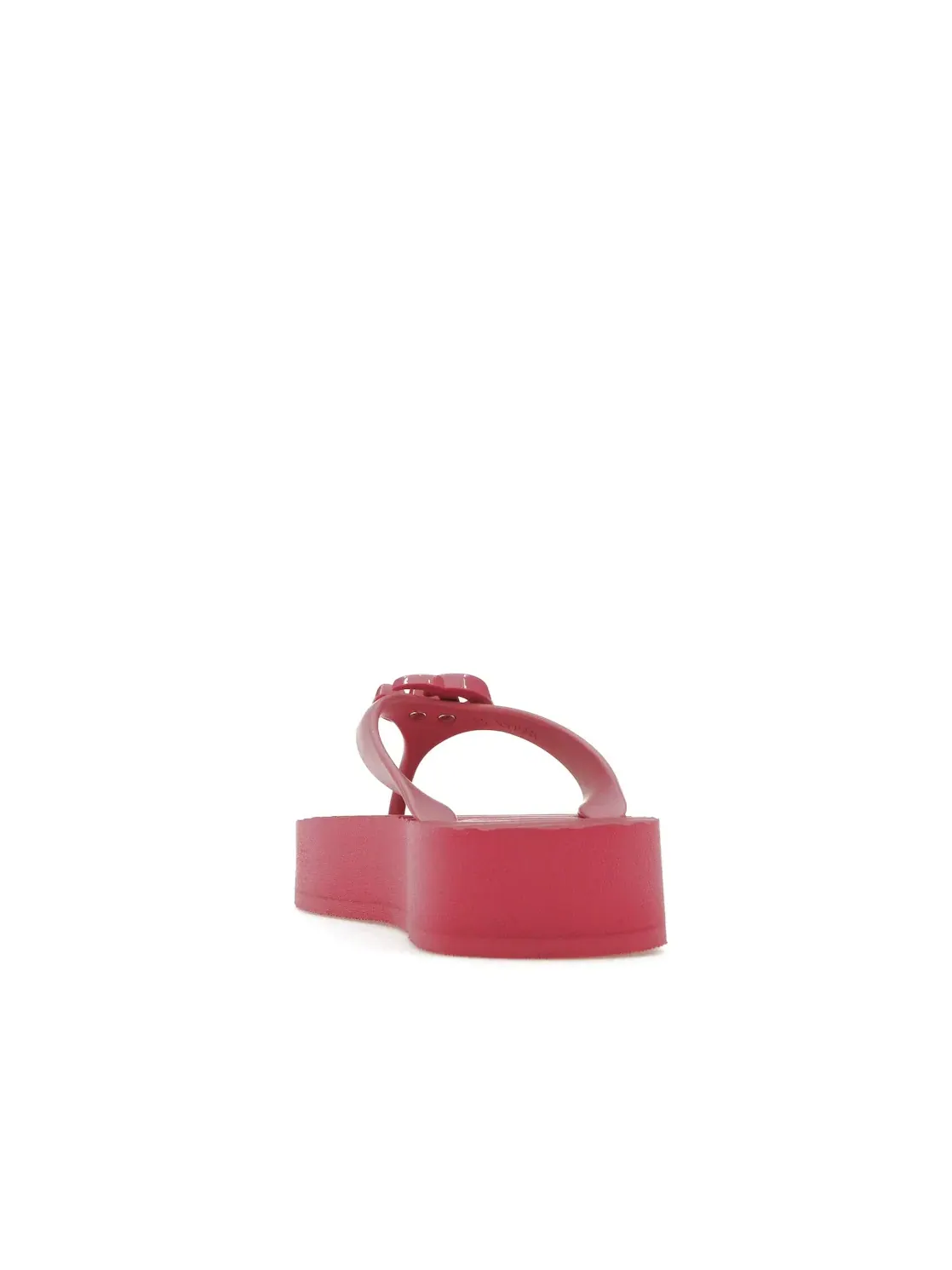 Шлепанцы женские Gucci Chevron Thong Sandal, с принтом Chevron — изображение 4 из 4, розовый