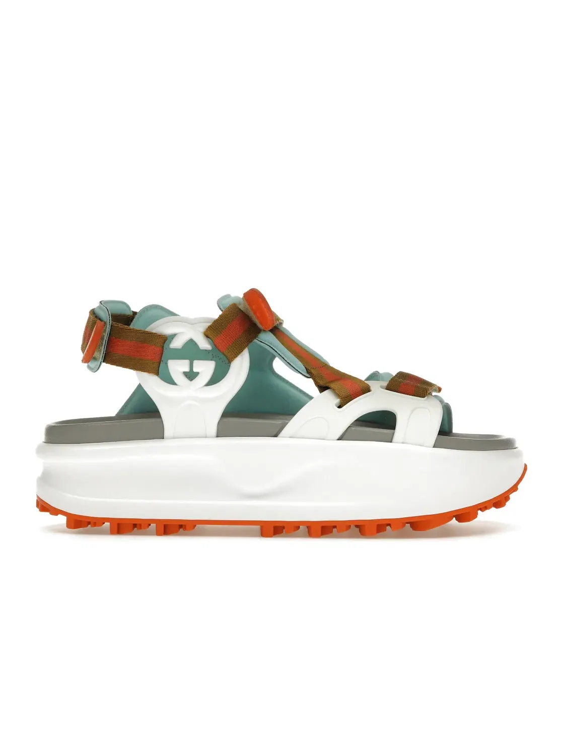 Сандалии-платформа Gucci Colour Block