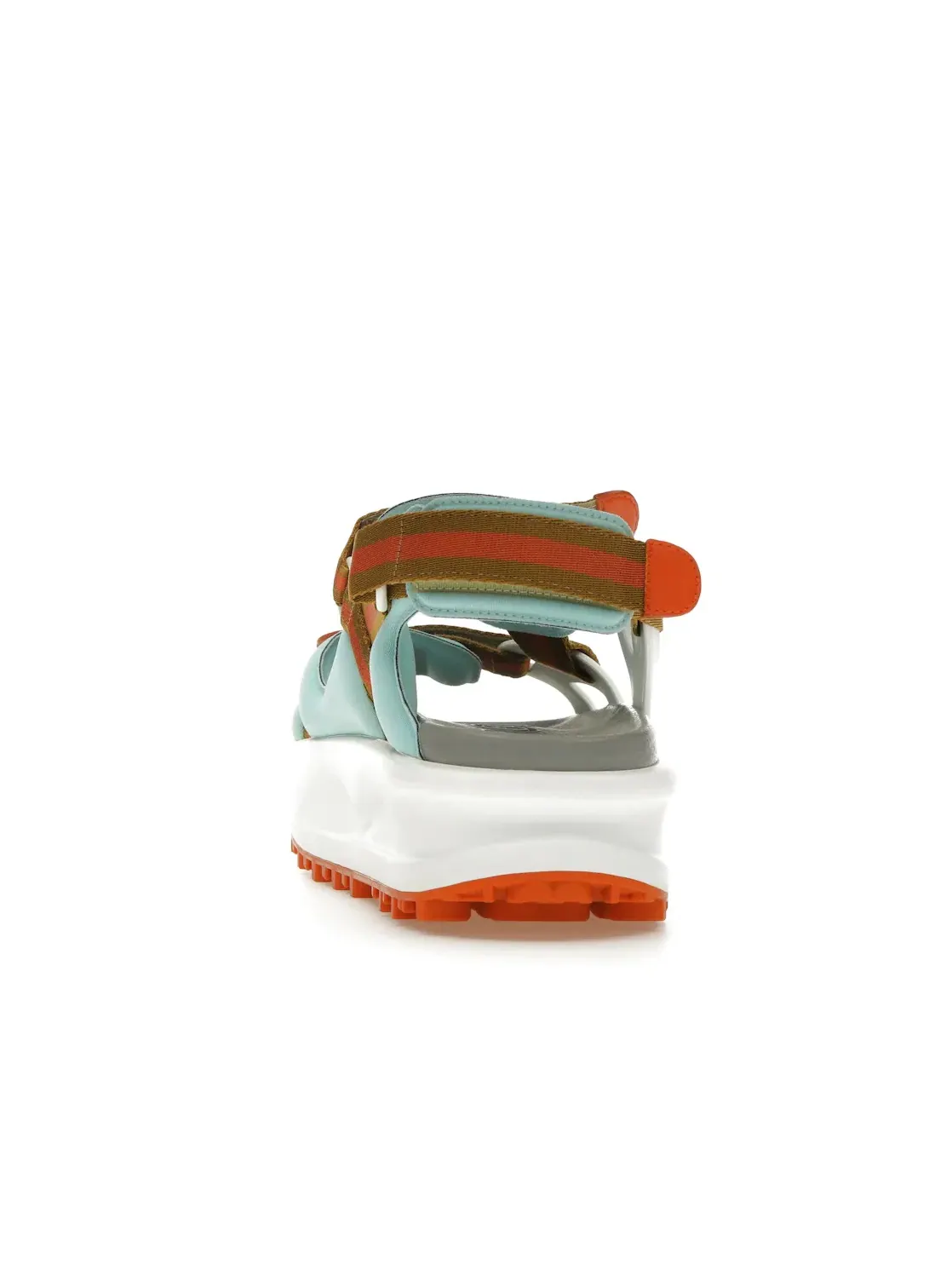 Сандалии-платформа Gucci Colour Block — изображение 4 из 4, белый/синий/оранжевый