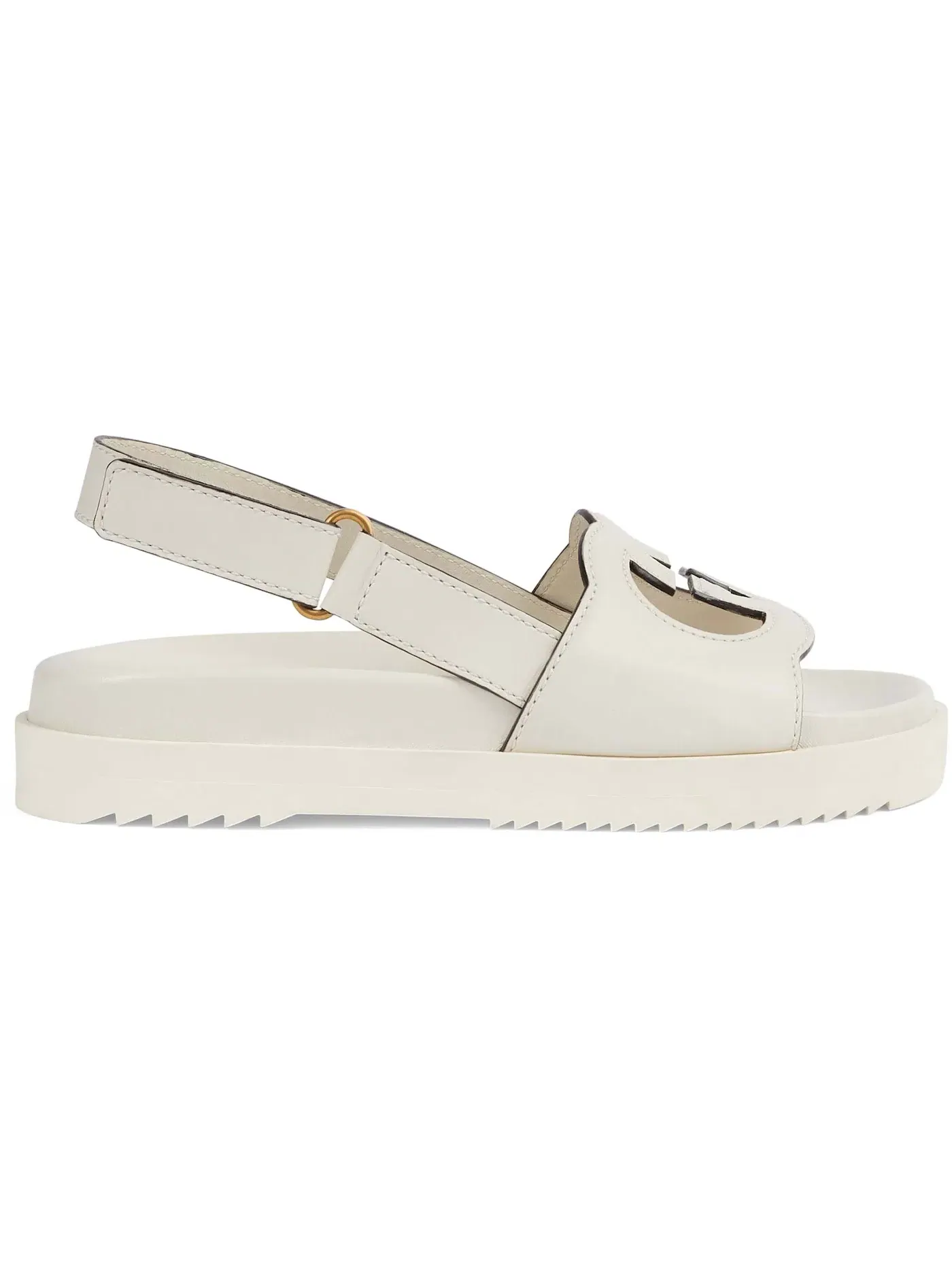 Сандалии женские Gucci Interlocking G, кожаные