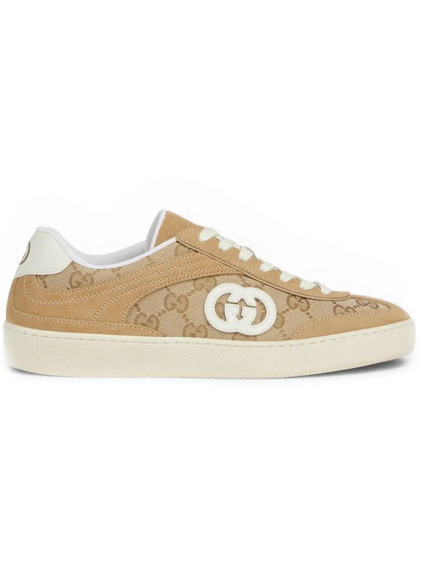 Кроссовки Gucci G75 Sneaker, низкий профиль — изображение 1 из 1, бежевый