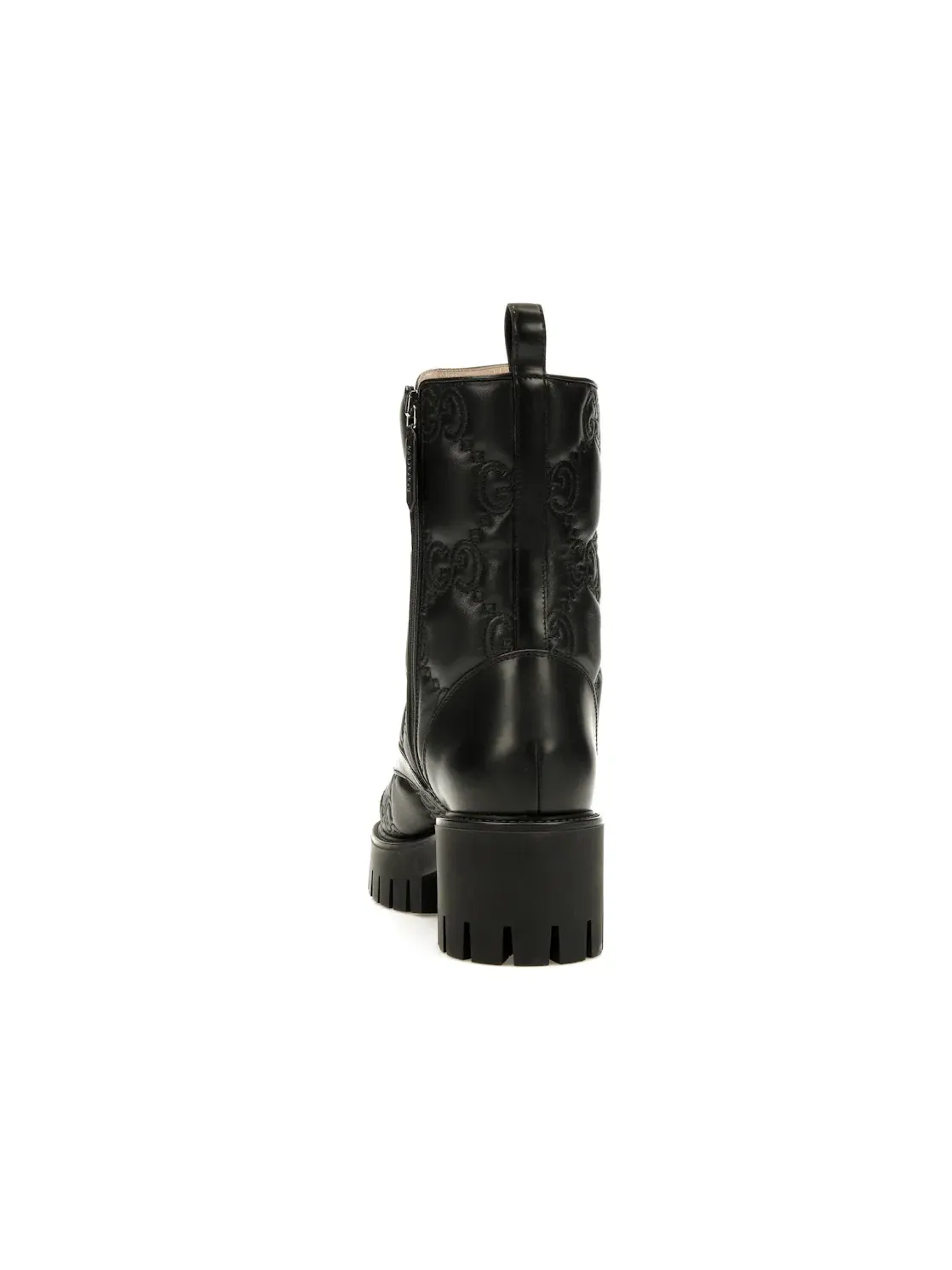 Ботинки женские Gucci GG 70mm Quilted Lace Up Boots — изображение 4 из 4, черный