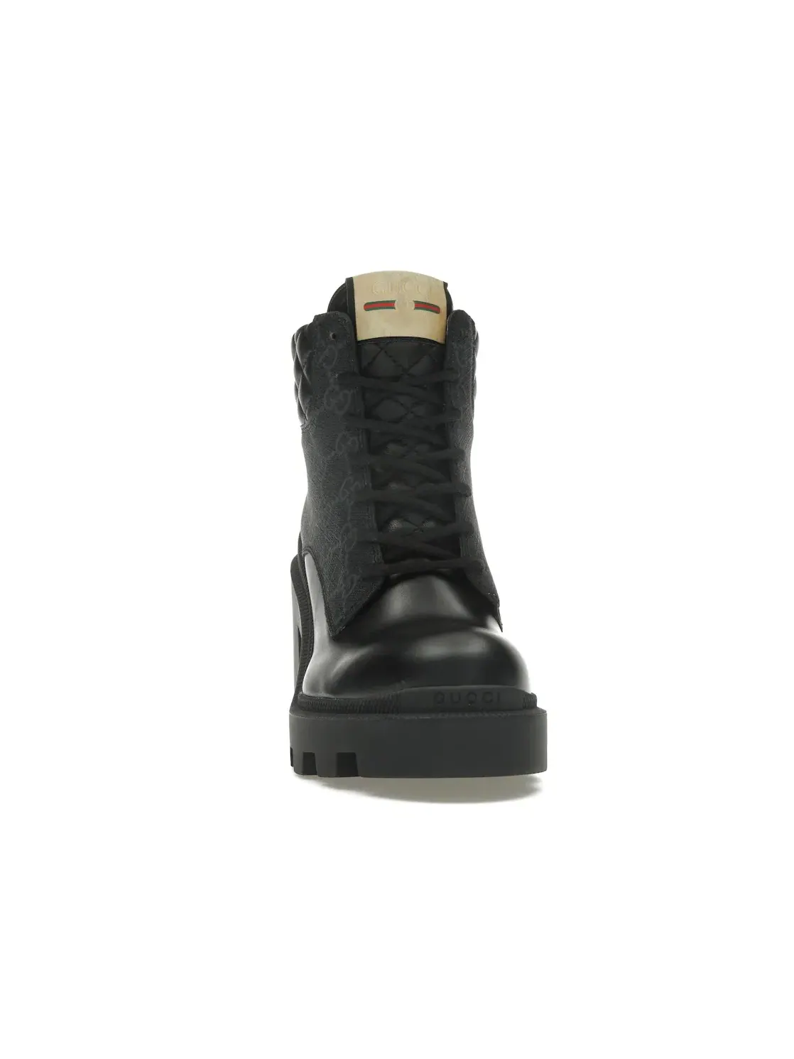 Ботинки женские Gucci GG Ankle Boot, кожаные — изображение 2 из 4, черный