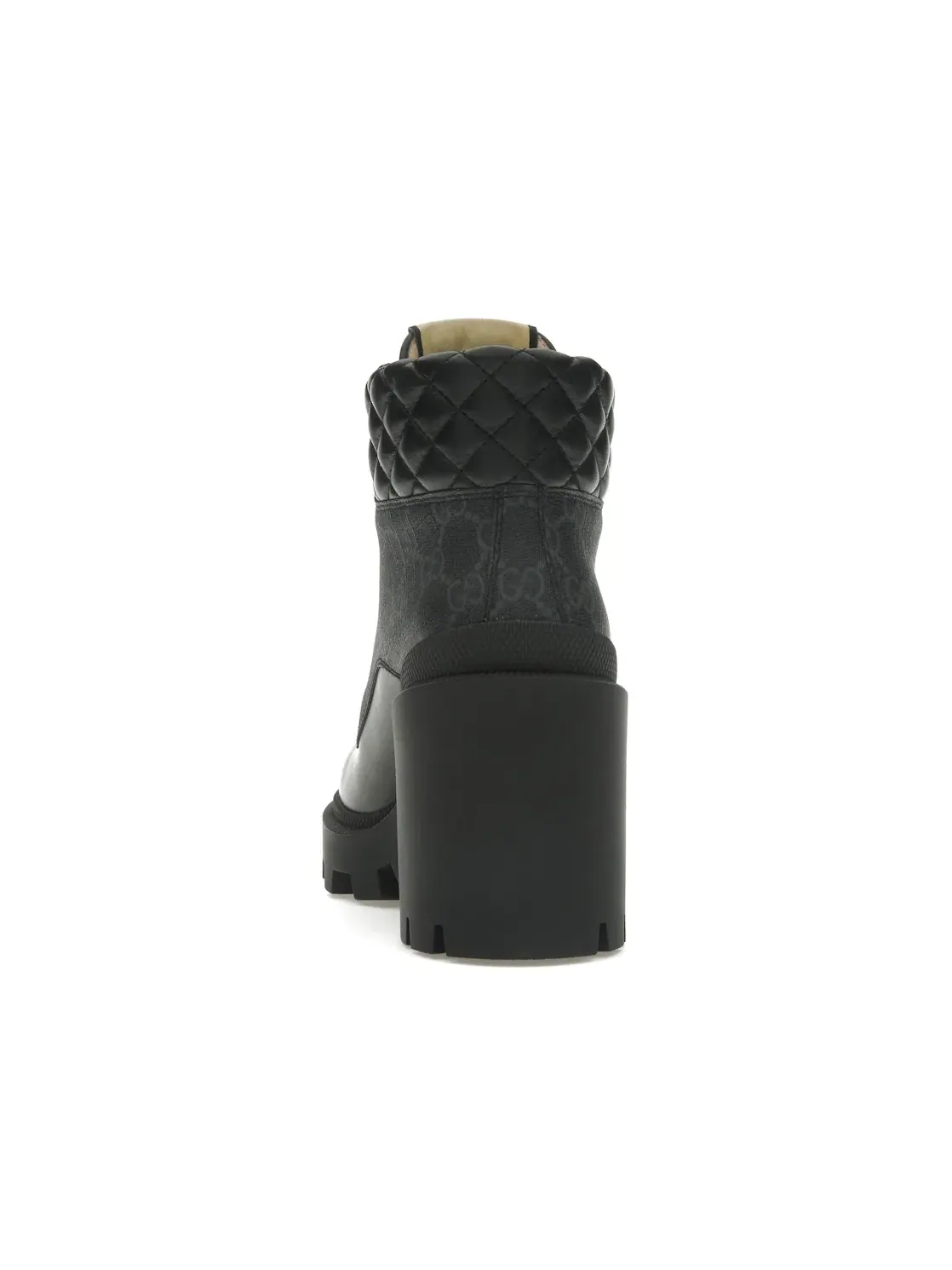 Ботинки женские Gucci GG Ankle Boot, кожаные — изображение 4 из 4, черный