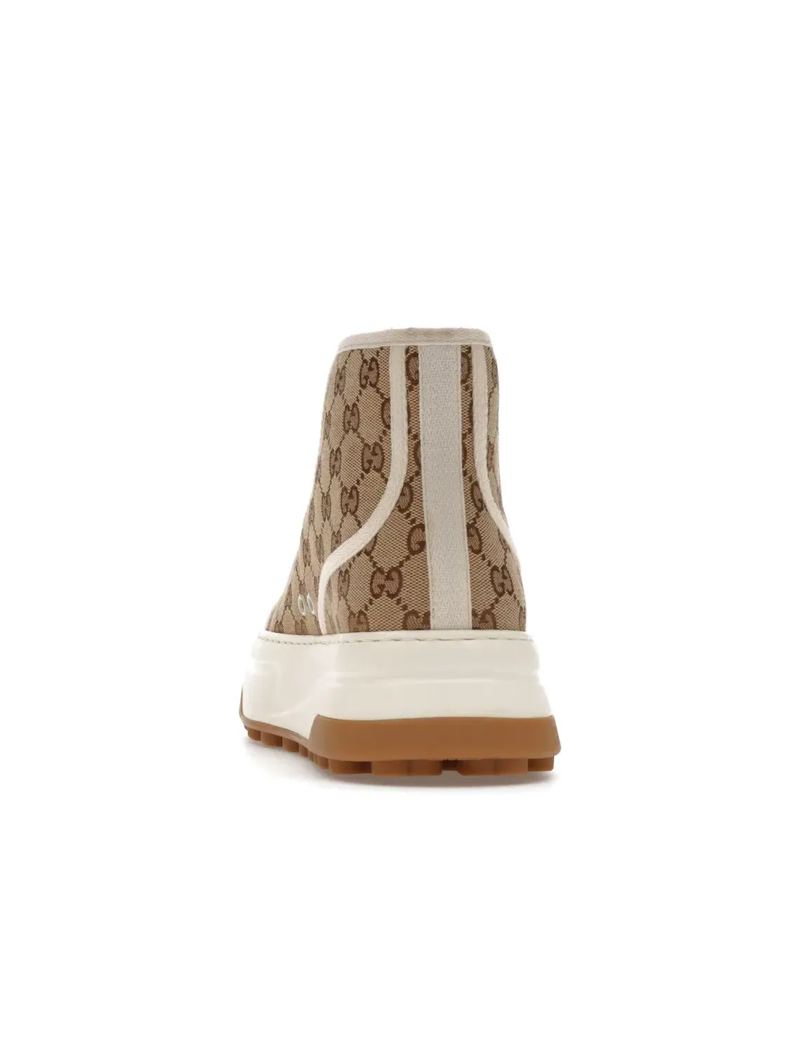 Кроссовки Gucci GG High Sneaker, с принтом Interlocking G — изображение 4 из 4, бежевый