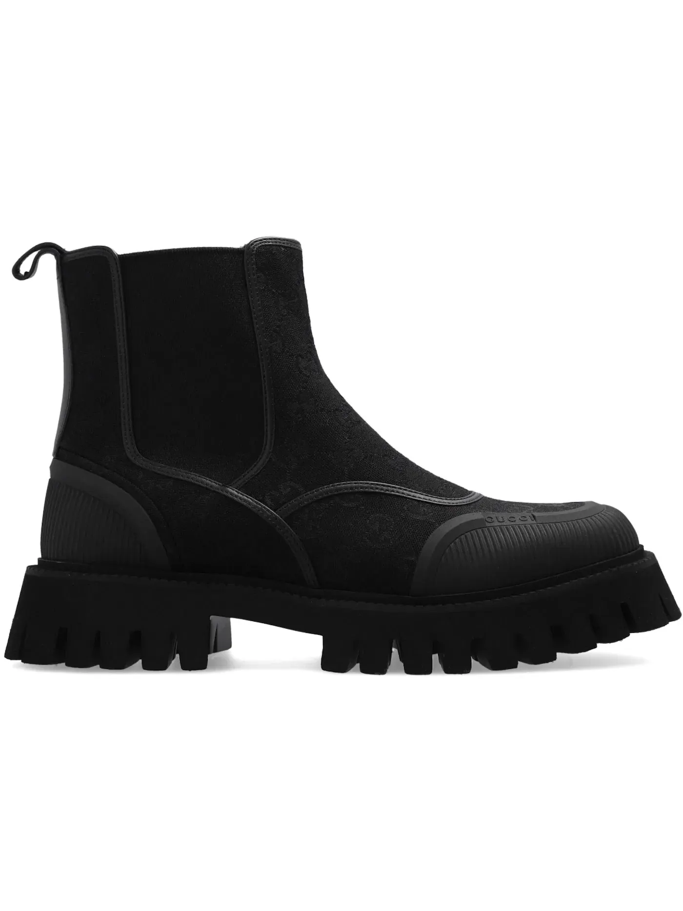 Ботинки мужские Gucci GG Jacquard Canvas Ankle Boots