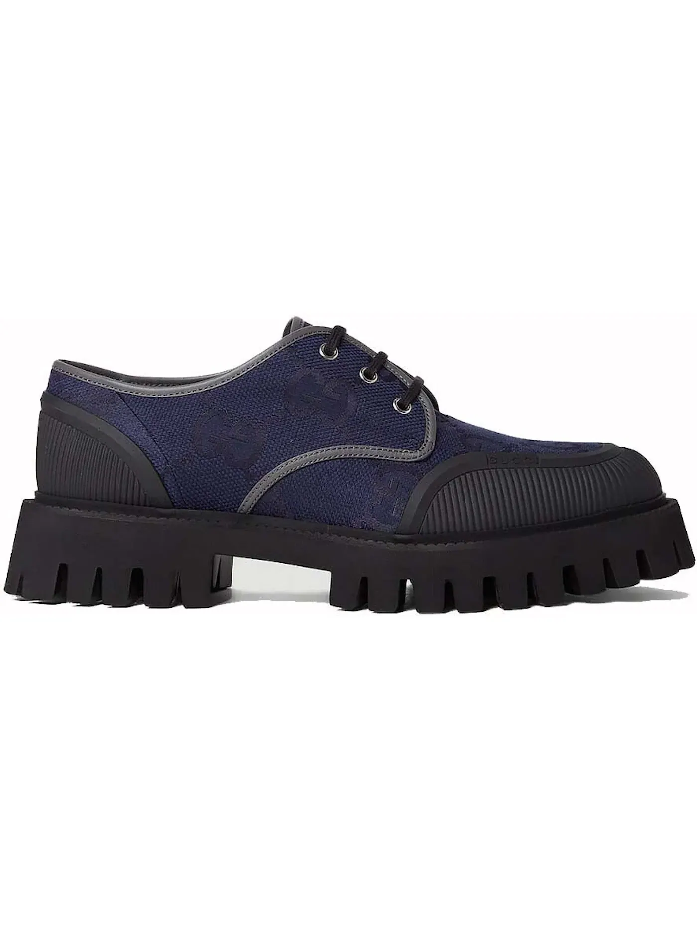 Оксфорды Gucci GG Laced-up Shoes, с принтом GG