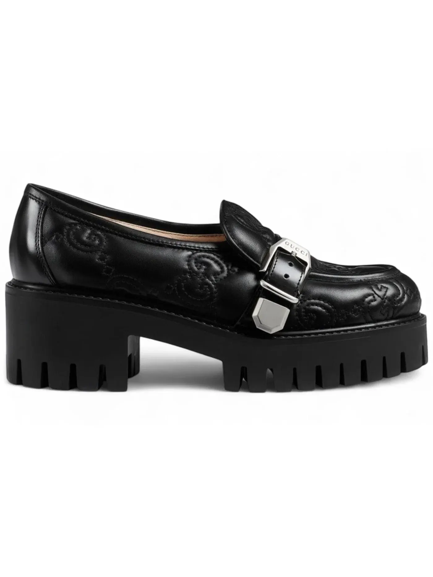 Лоферы женские Gucci GG Matelasse, кожаные