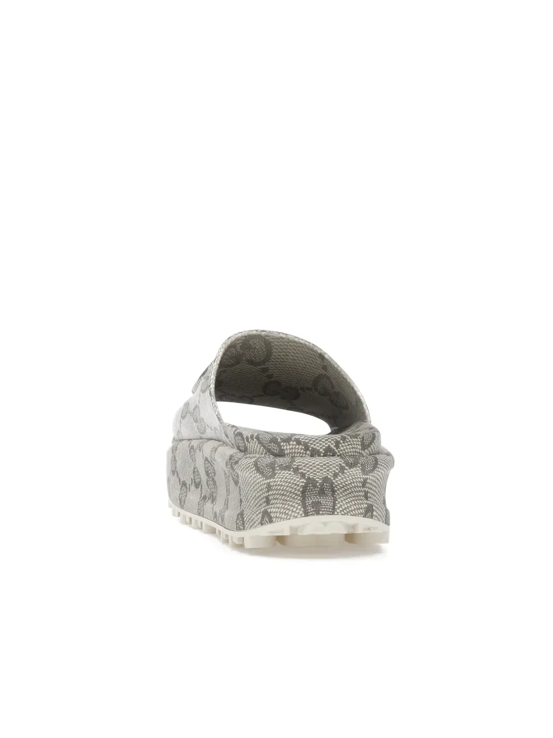 Сандалии-слайды Gucci Oversize Slide Sandal с принтом GG — изображение 4 из 4, бежевый
