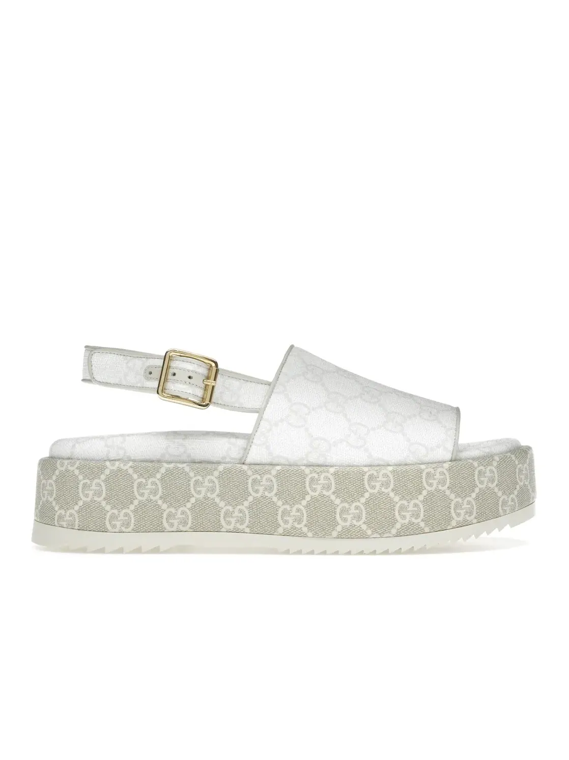 Сандалии женские Gucci GG Platform Sandal, с принтом GG