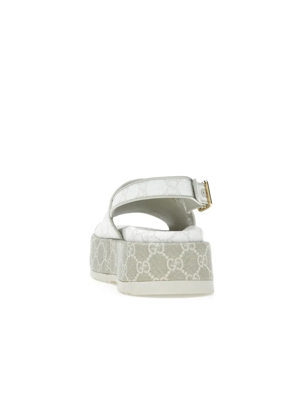Сандалии женские Gucci GG Platform Sandal, с принтом GG — изображение 4 из 4, белый