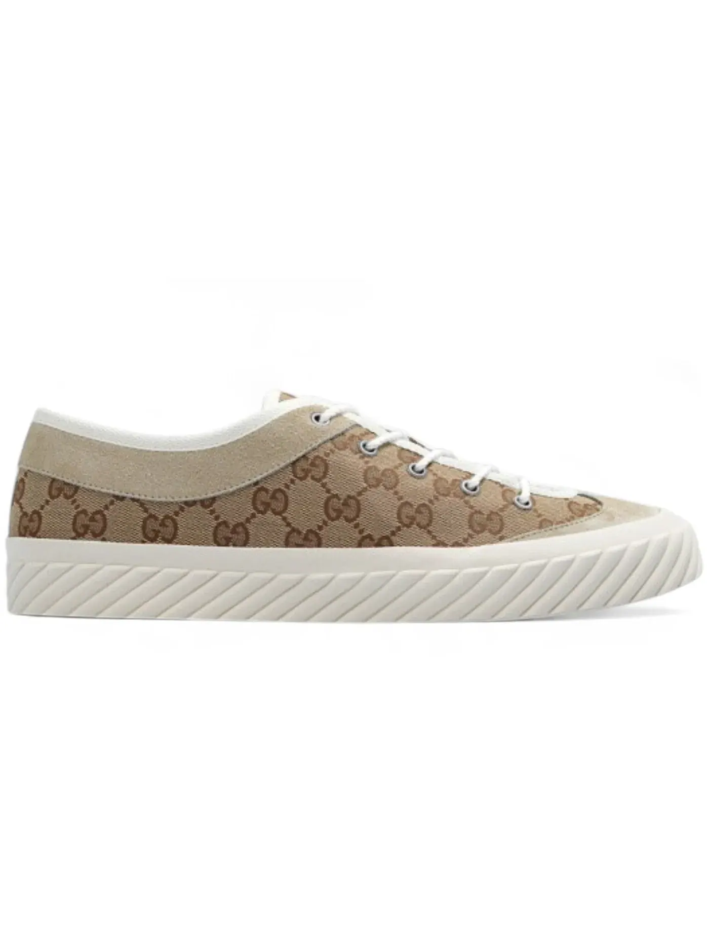 Кеды мужские Gucci GG Tortuga, с принтом GG — изображение 1 из 1, бежевый