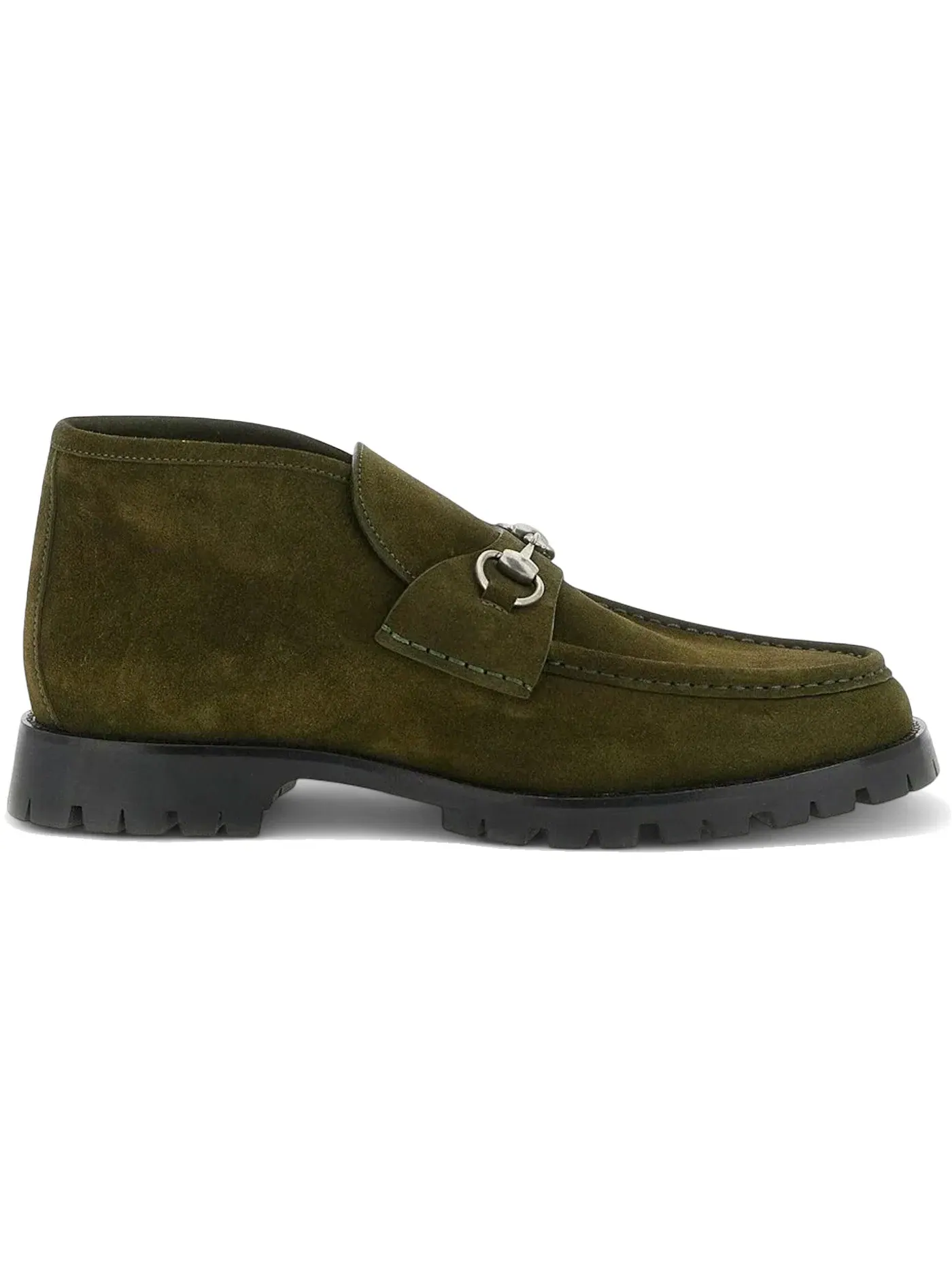 Ботинки мужские Gucci Horsebit Ankle Boot, замшевые