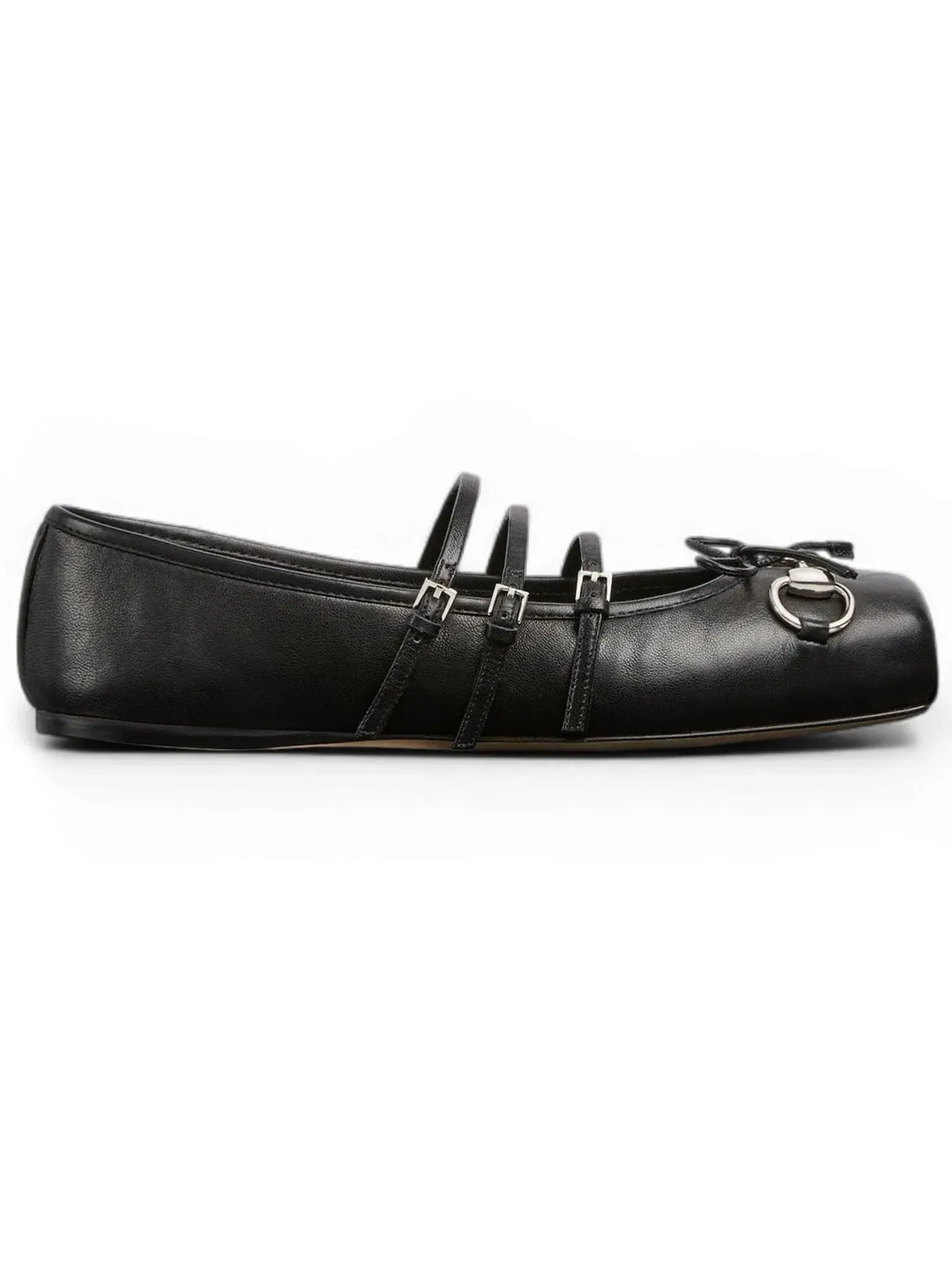Балетки женские Gucci Horsebit Ballet Flat, с принтом Horsebit