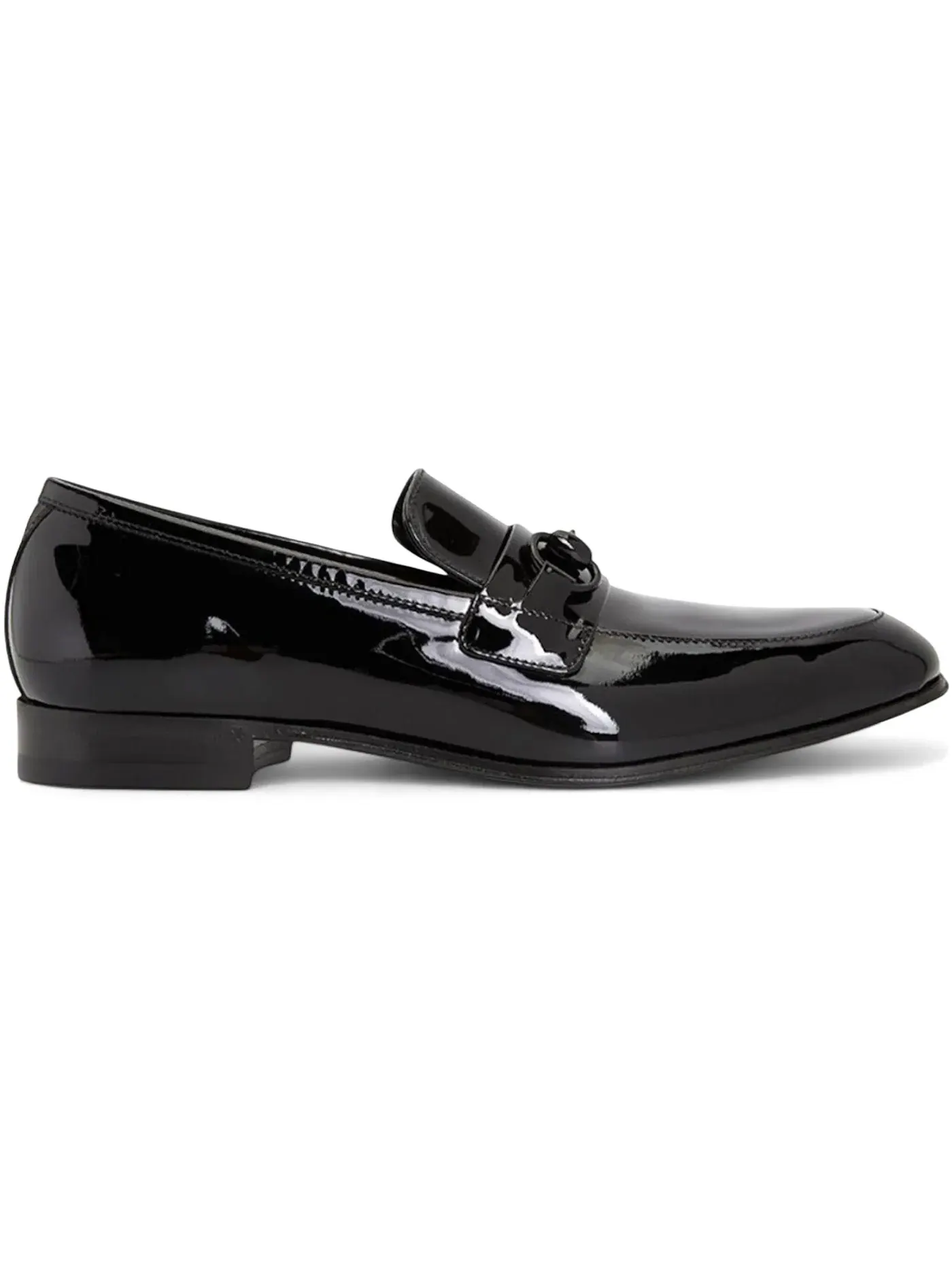 Лоферы мужские Gucci Horsebit Loafer из лакированной кожи