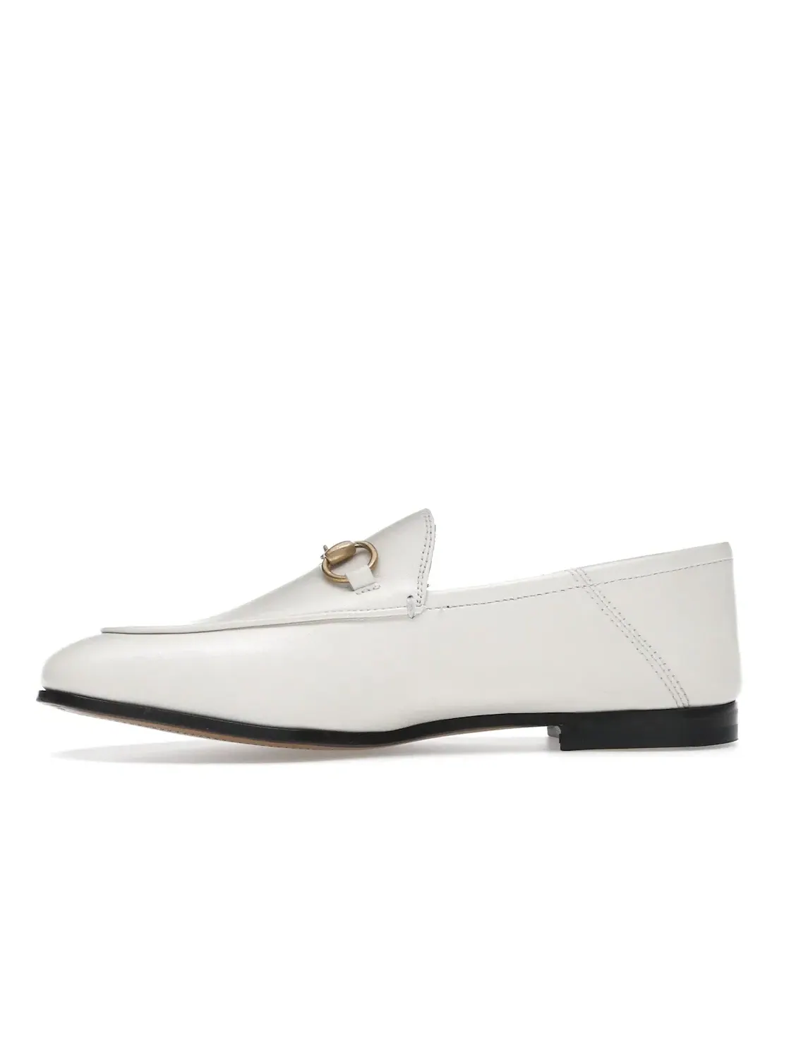 Лоферы женские Gucci Horsebit Loafer, с принтом — изображение 3 из 4, белый