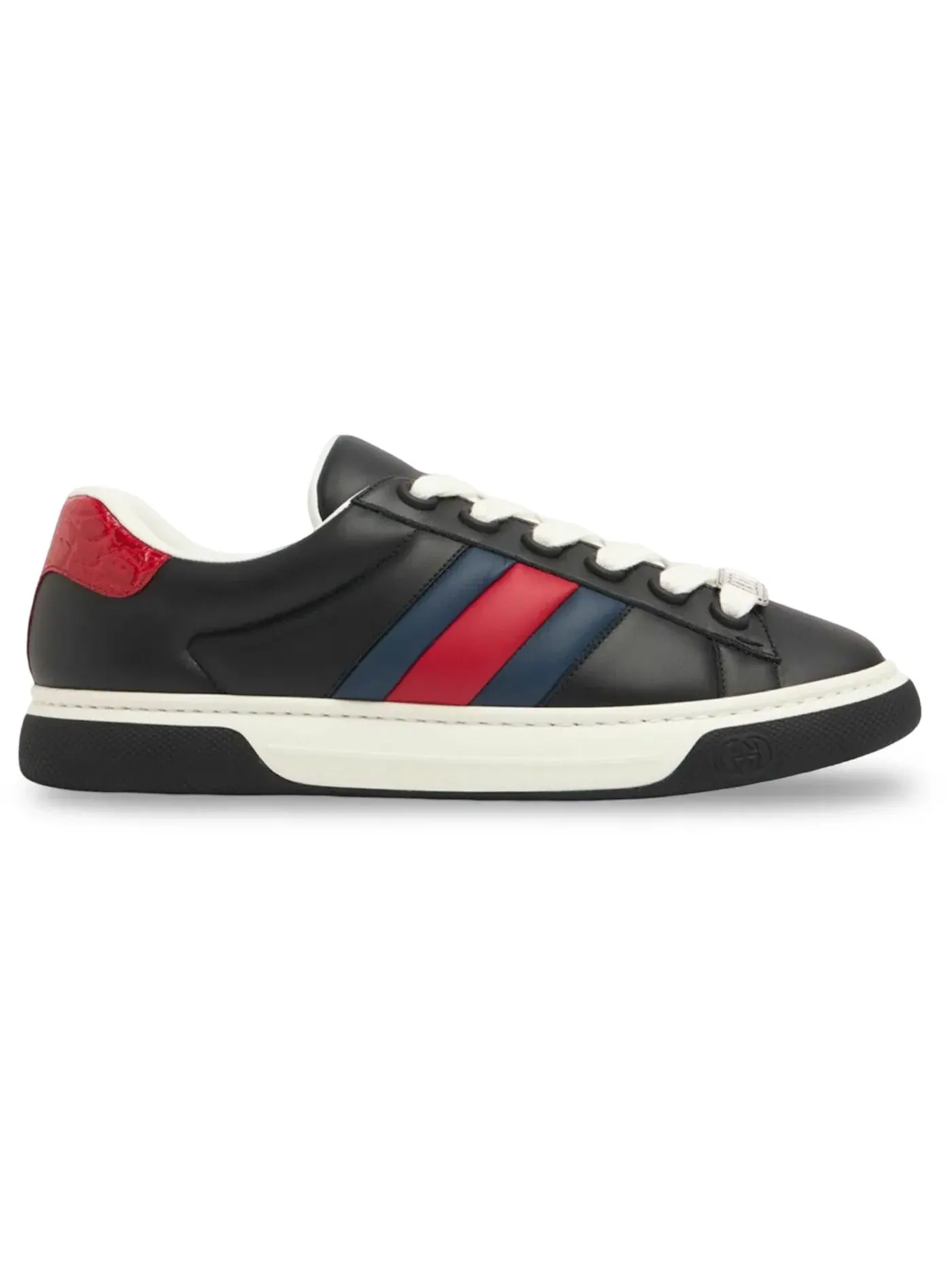 Кроссовки мужские Gucci Hyper Ace Sneaker — изображение 1 из 1, чёрный/красный