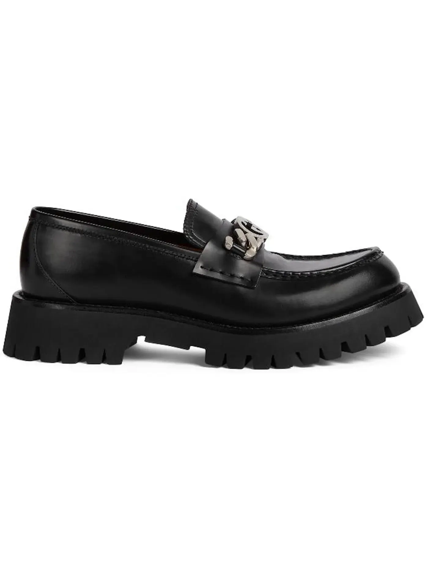 Лоферы мужские Gucci Interlocking G с цепочкой