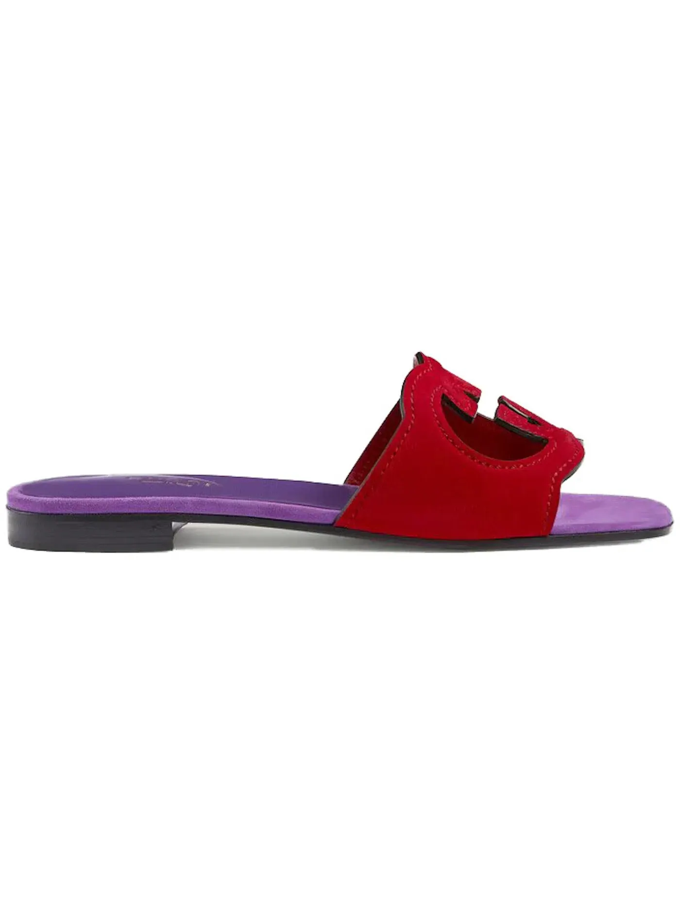 Шлепанцы женские Gucci Interlocking G Cut Slide Sandal