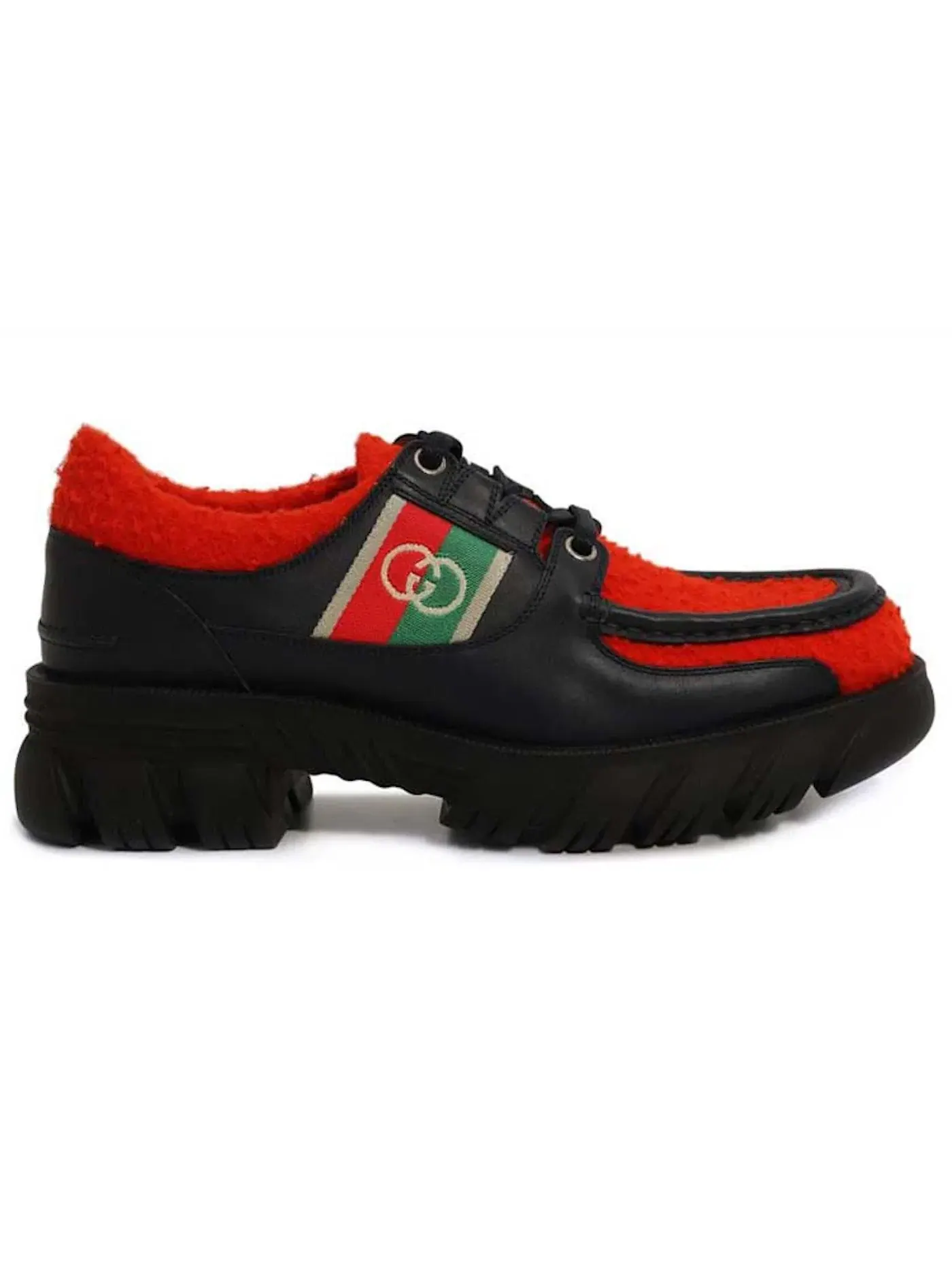 Оксфорды Gucci Interlocking G, с принтом