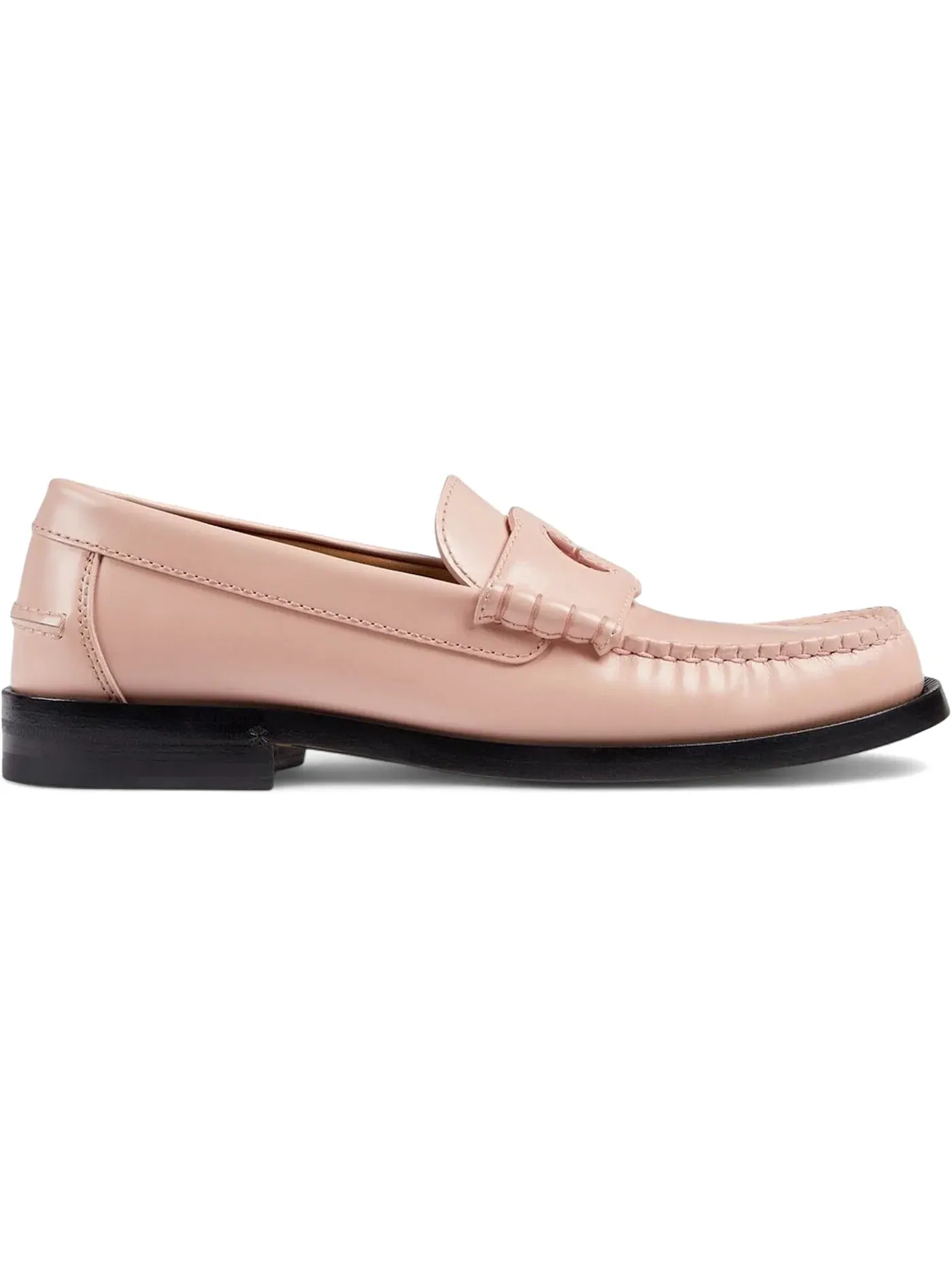 Лоферы женские Gucci Interlocking G, кожаные