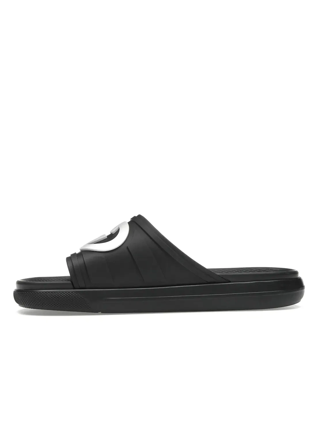 Шлепанцы мужские Gucci Interlocking G Slide — изображение 3 из 4, черный