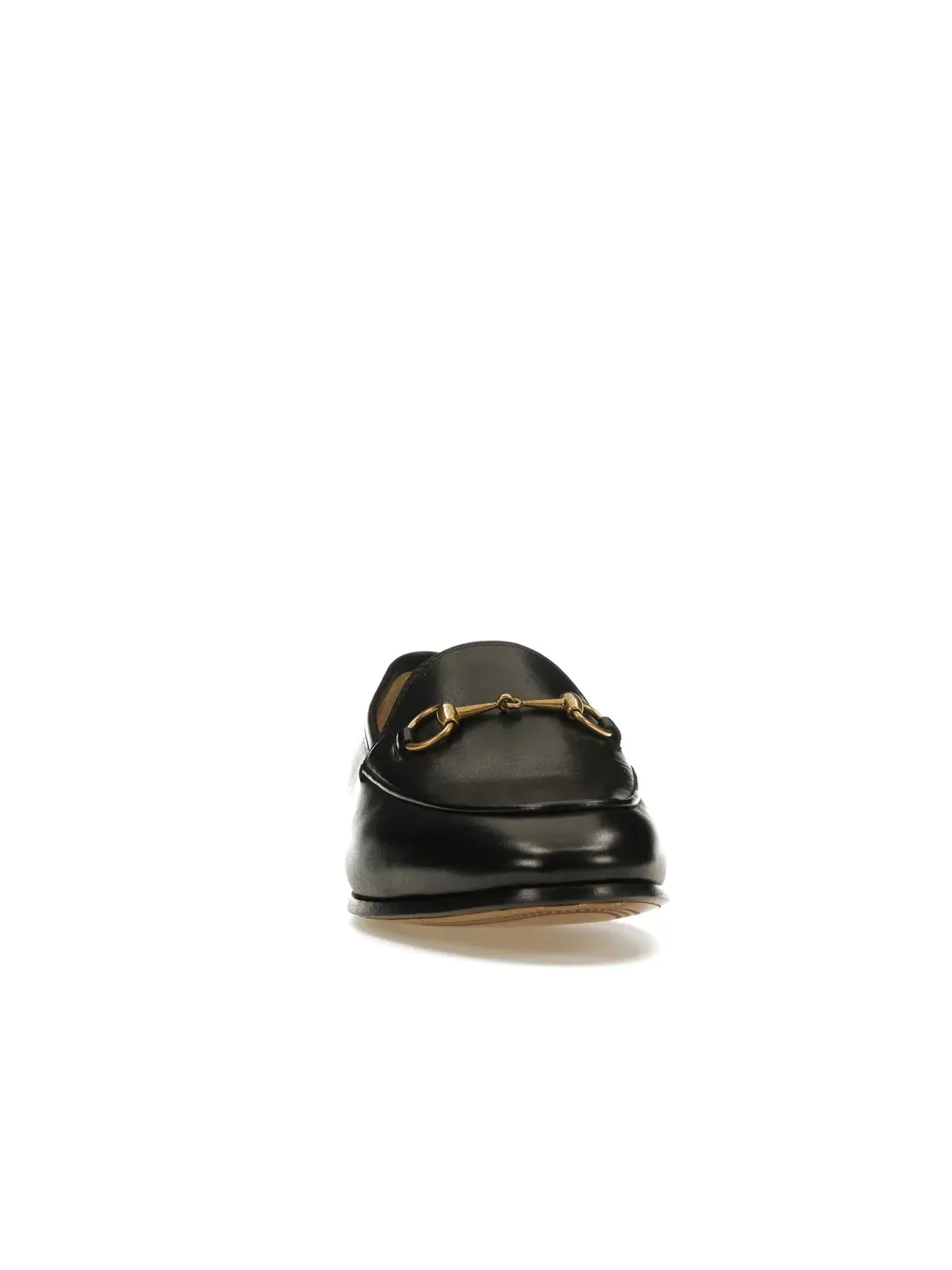Лоферы женские Gucci Jordaan с металлической пряжкой — изображение 2 из 4, золотистый