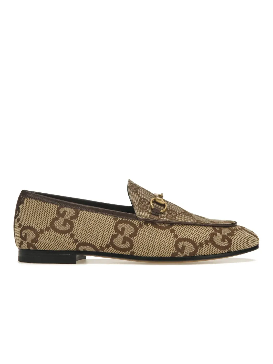 Лоферы женские Gucci Jordaan Loafer, с принтом GG Supreme