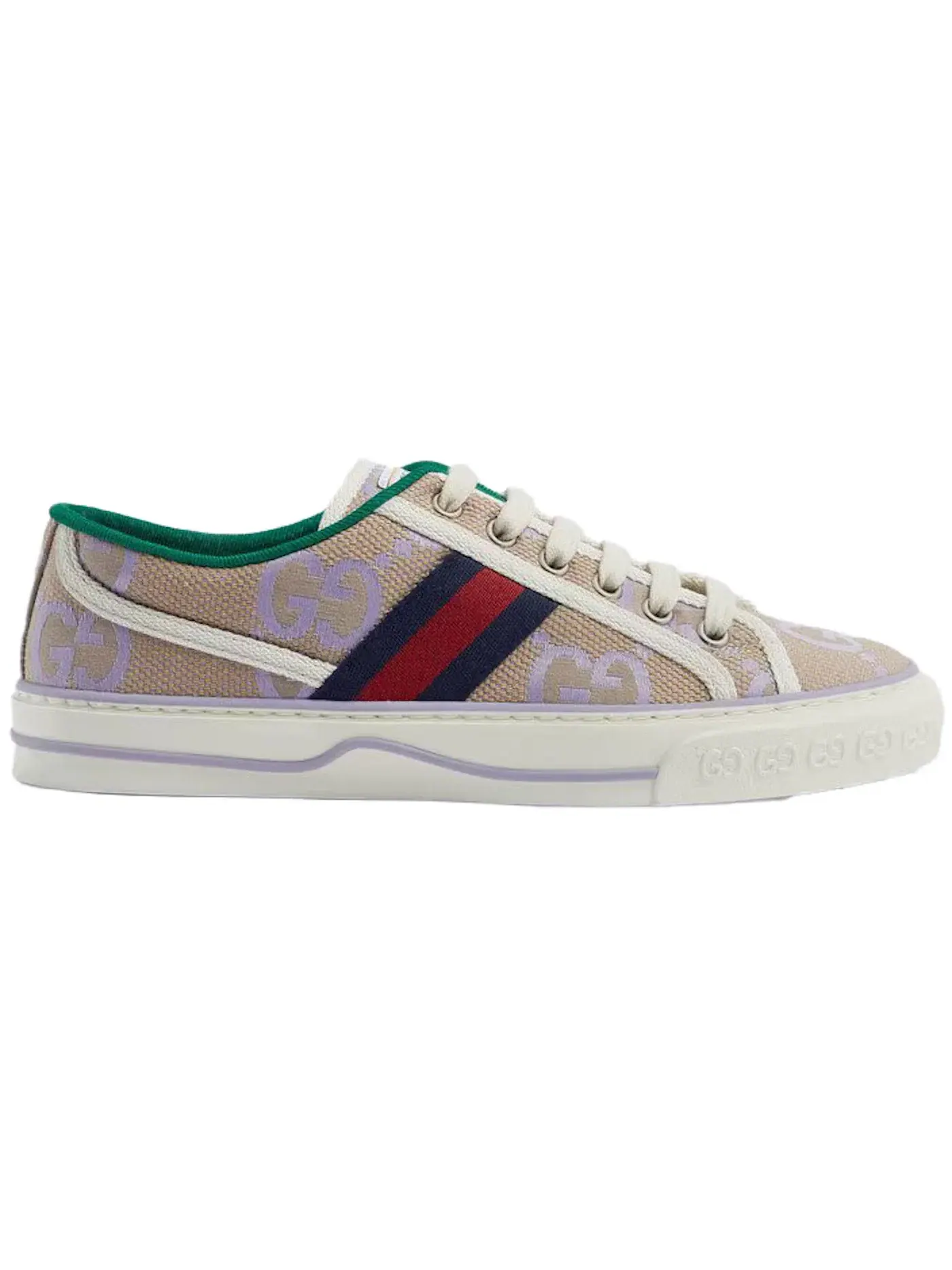 Кроссовки женские Gucci Jumbo GG Tennis 1977, с принтом — изображение 1 из 3