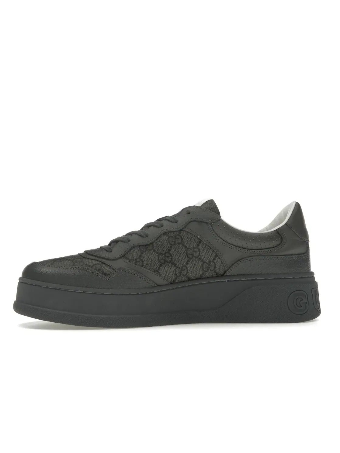 Кроссовки мужские Gucci Lace Up Sneaker, с монограммой GG — изображение 3 из 4, серый