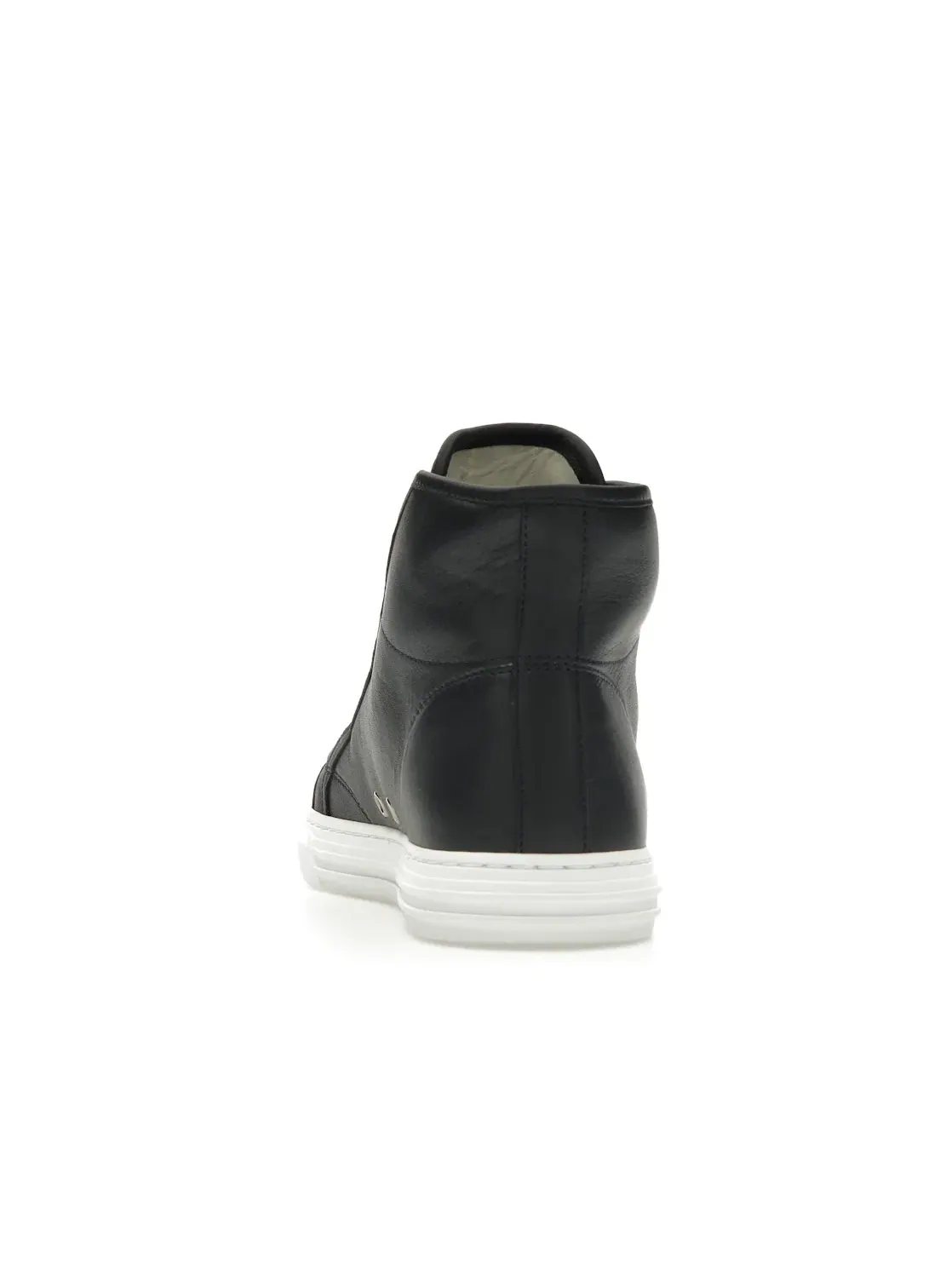 Кроссовки мужские высокие Gucci Leather High Top Sneaker, кожаные — изображение 4 из 4, темный/синий/белый