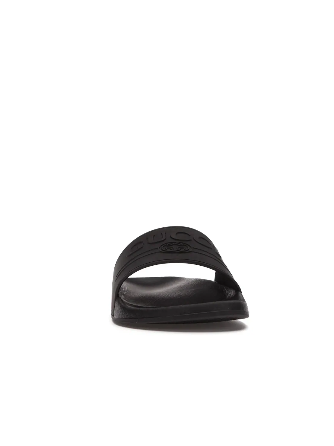 Шлепанцы Gucci Logo Slide — изображение 2 из 4, черный
