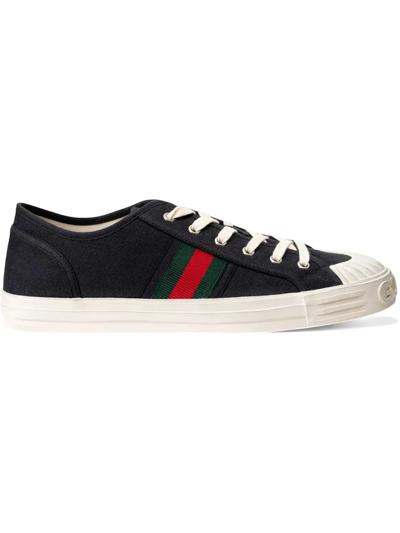 Кеды мужские Gucci Low-Top Sneaker, с принтом — изображение 1 из 1, черный/мульти