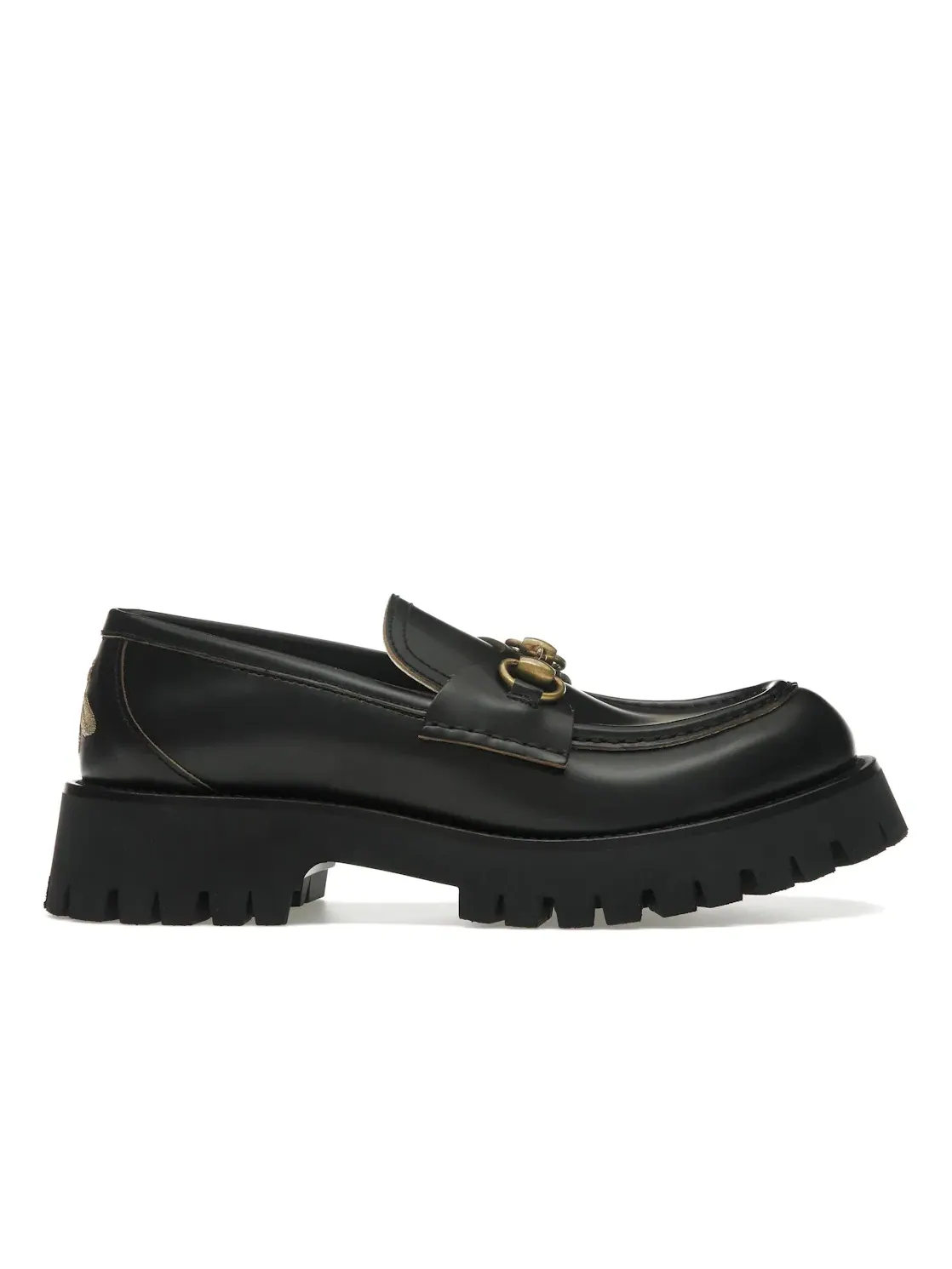 Лоферы женские Gucci Lug Horsebit 30mm на платформе