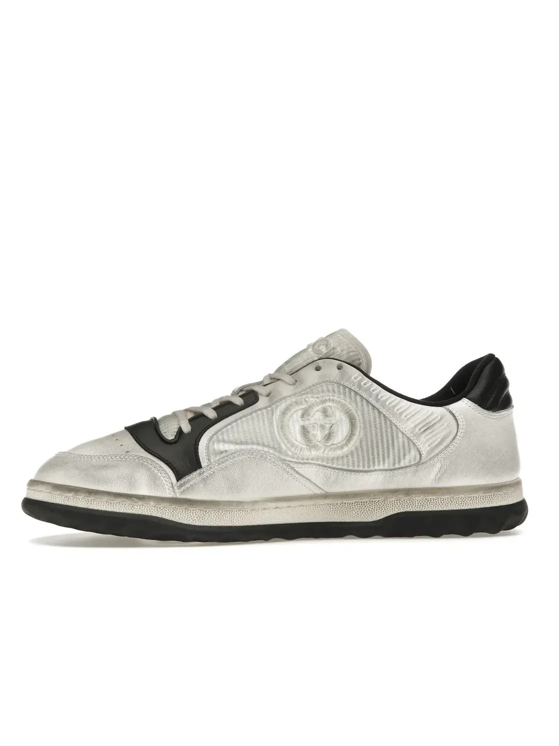 Кроссовки Gucci MAC80 Off-White Black — изображение 3 из 4, белый черный
