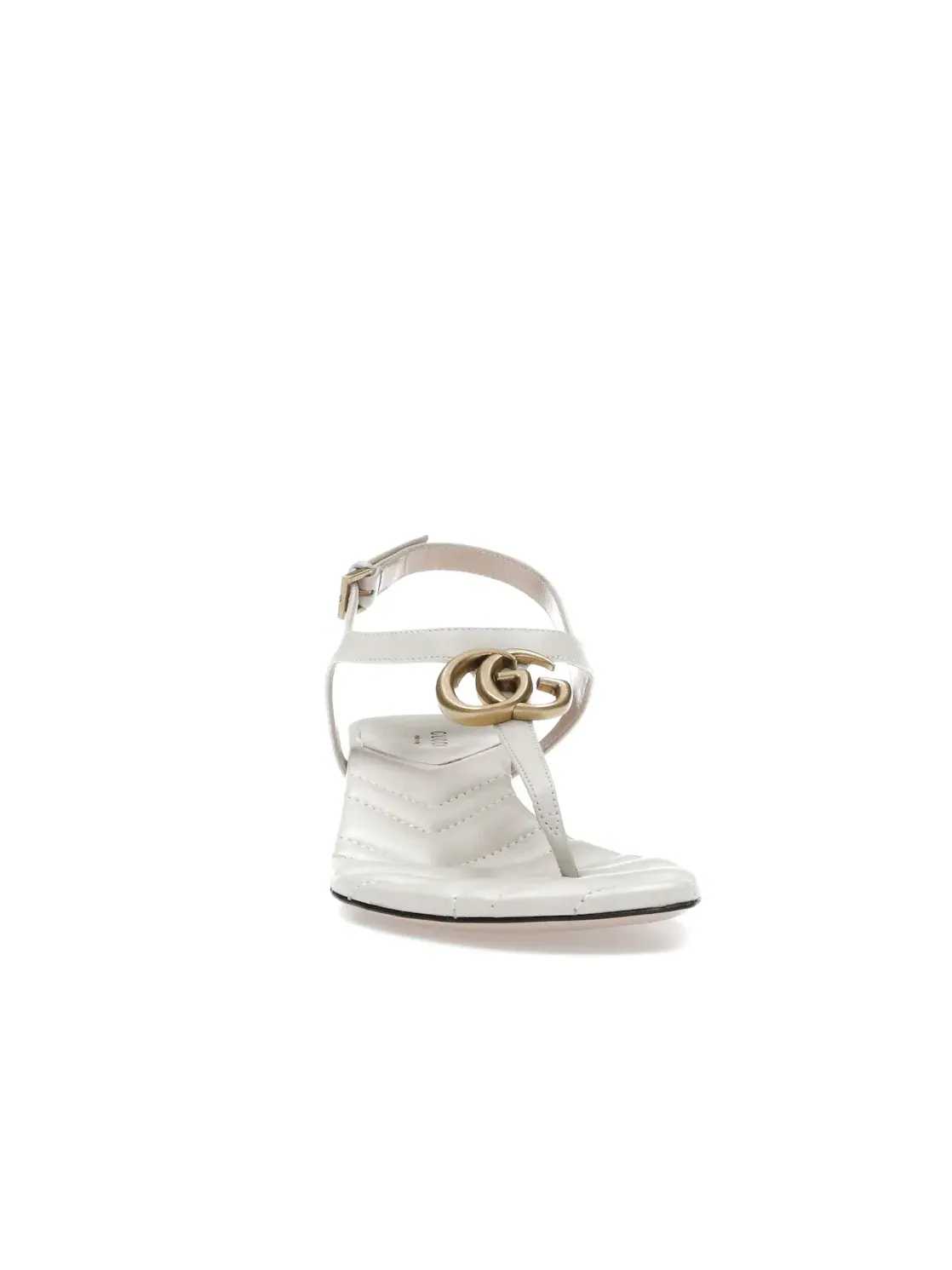Сандалии женские Gucci Marmont Double G Sandal — изображение 2 из 4, белый