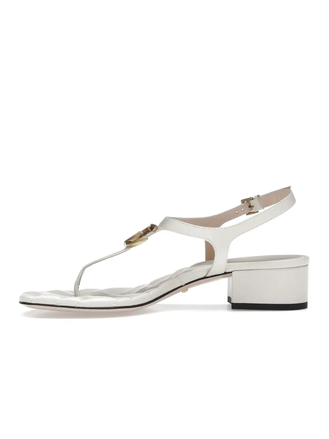 Сандалии женские Gucci Marmont Double G Sandal — изображение 3 из 4, белый