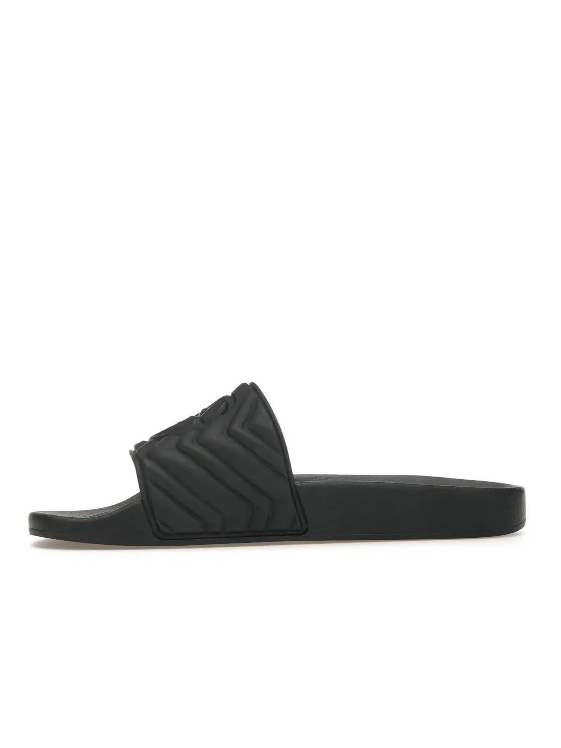Шлепанцы мужские Gucci Matelasse Slide — изображение 3 из 4, черный