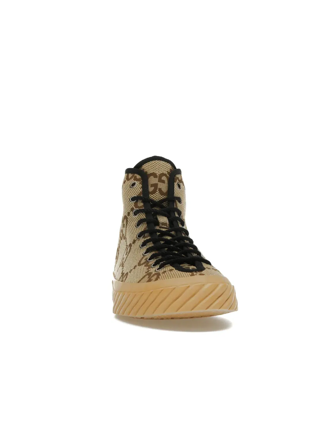 Кроссовки мужские Gucci Maxi GG High Top, с принтом GG — изображение 2 из 4, бежевый