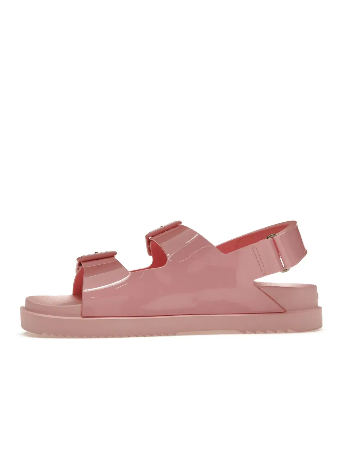 Сандалии женские Gucci Mini Double G Sandal, резиновые — изображение 3 из 4, розово-бежевый оттенок