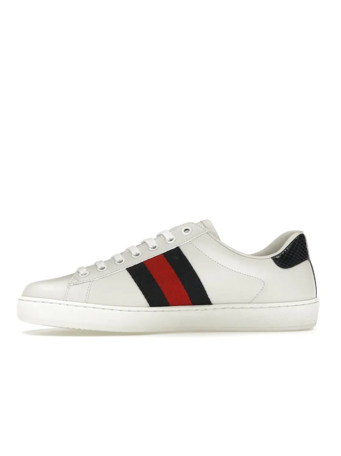 Кеды мужские Gucci New Ace NRN, кожаные — изображение 3 из 4, белый/синий