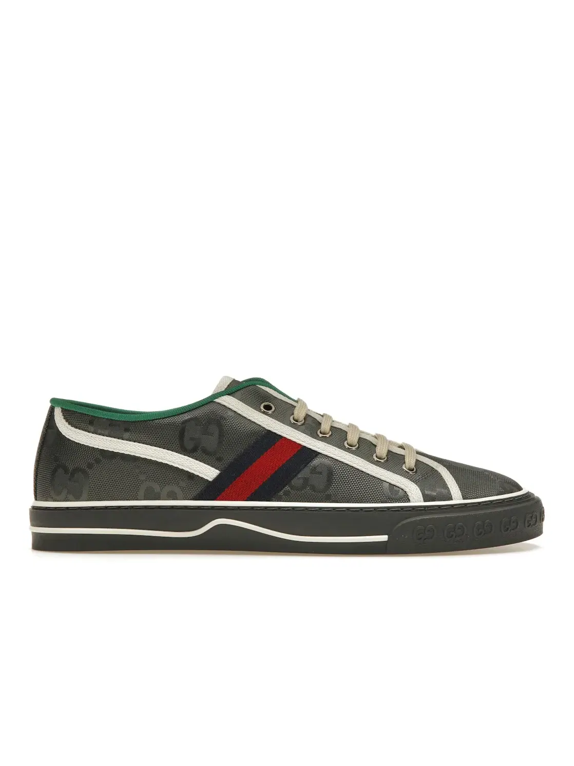 Кроссовки Gucci Tennis 1977 Low, ECONYL — изображение 1 из 4, синий/красный