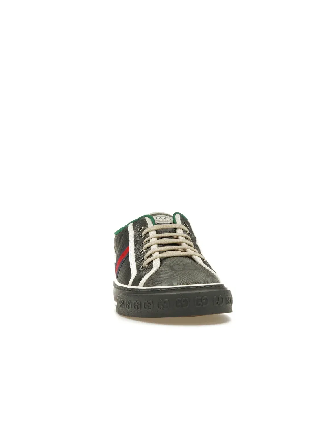 Кроссовки Gucci Tennis 1977 Low, ECONYL — изображение 2 из 4, синий/красный